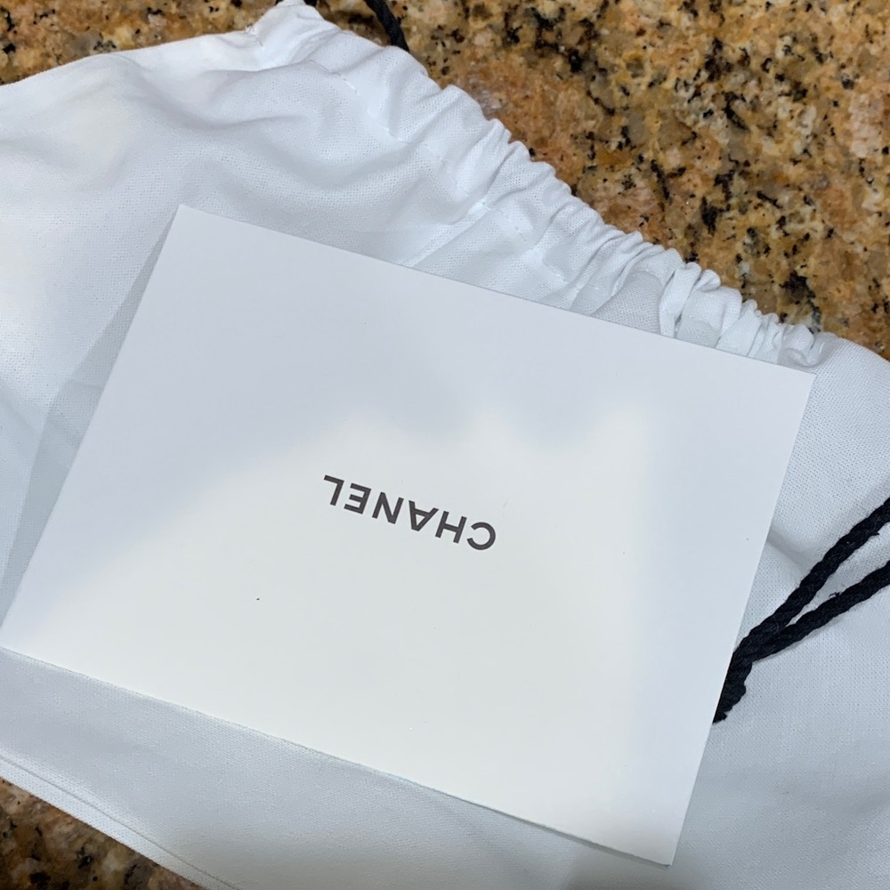 Rare authentic brand new Chanel envelope with empty card with Chanel logo inside